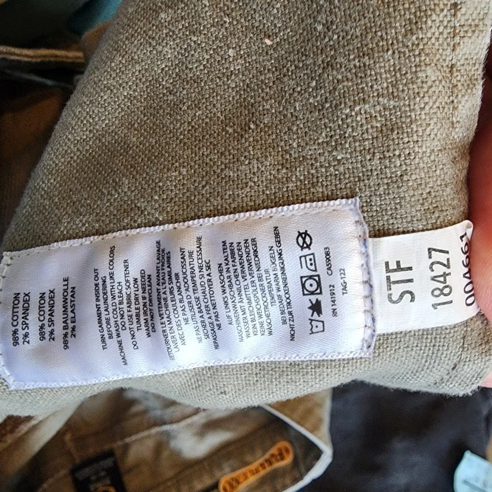 Noble Outfitters Pants Men's Size 42x32 Tan Hammer Drill Canvas Work Pant‎ Flex